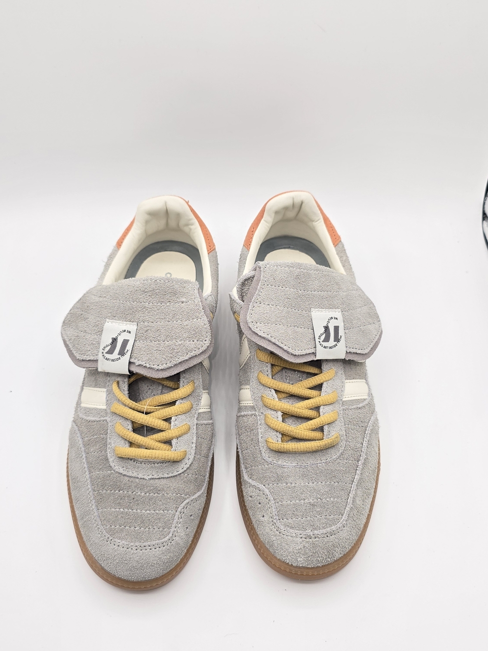 Coolway Silva Grey Suede Foldover Tongue Terrace Sneakers Womens 11 EU 42